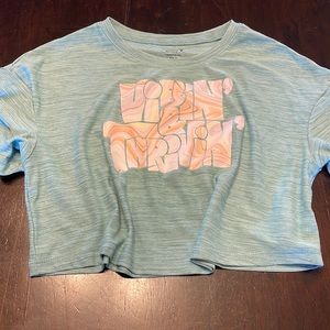 Girls Cropped Old Navy Active Shirt